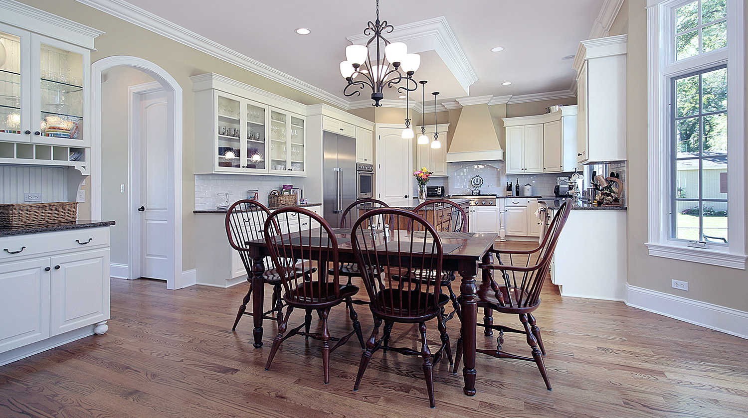 Beautiful kitchen interior seen during a home inspections