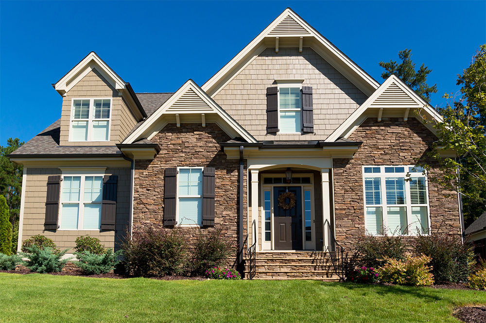 New construction house seen while preforming home inspections services